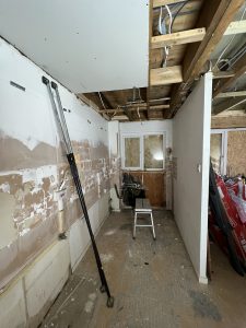 A home building site