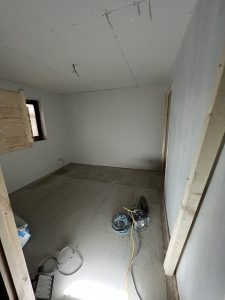 A house building site