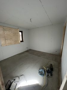 A house building site