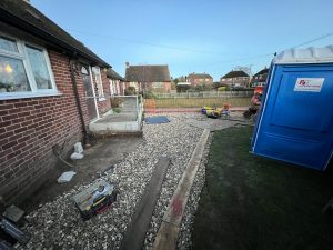 A home building site