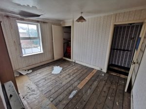 A room being renovated