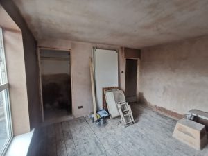 A room being renovated