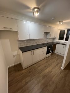A newly finished kitchen