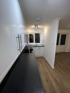 A newly finished kitchen