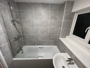 A newly finished bathroom