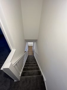 A newly finished open plan living space
